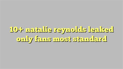 Search titles only By. . Natalie reynolds only fans leaks